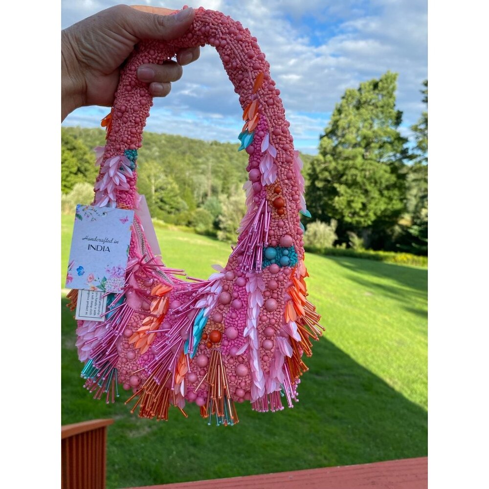 Viral Handcrafted in India Beaded Bag